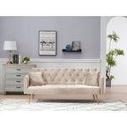 Canapé-lit convertible 2 places Rose / Vert / Bleu / Beige