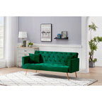 Canapé-lit convertible 2 places Rose / Vert / Bleu / Beige