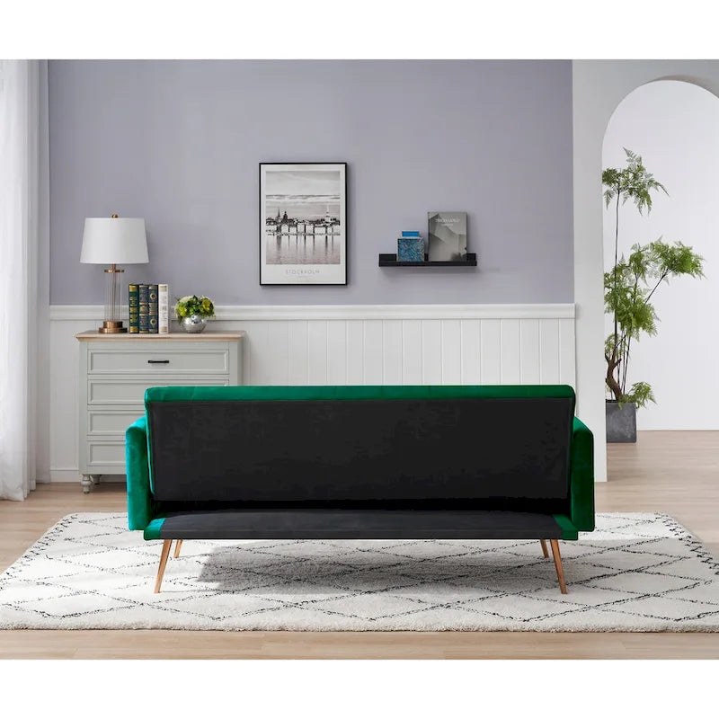 Canapé-lit convertible 2 places Rose / Vert / Bleu / Beige