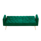 Canapé-lit convertible 2 places Rose / Vert / Bleu / Beige