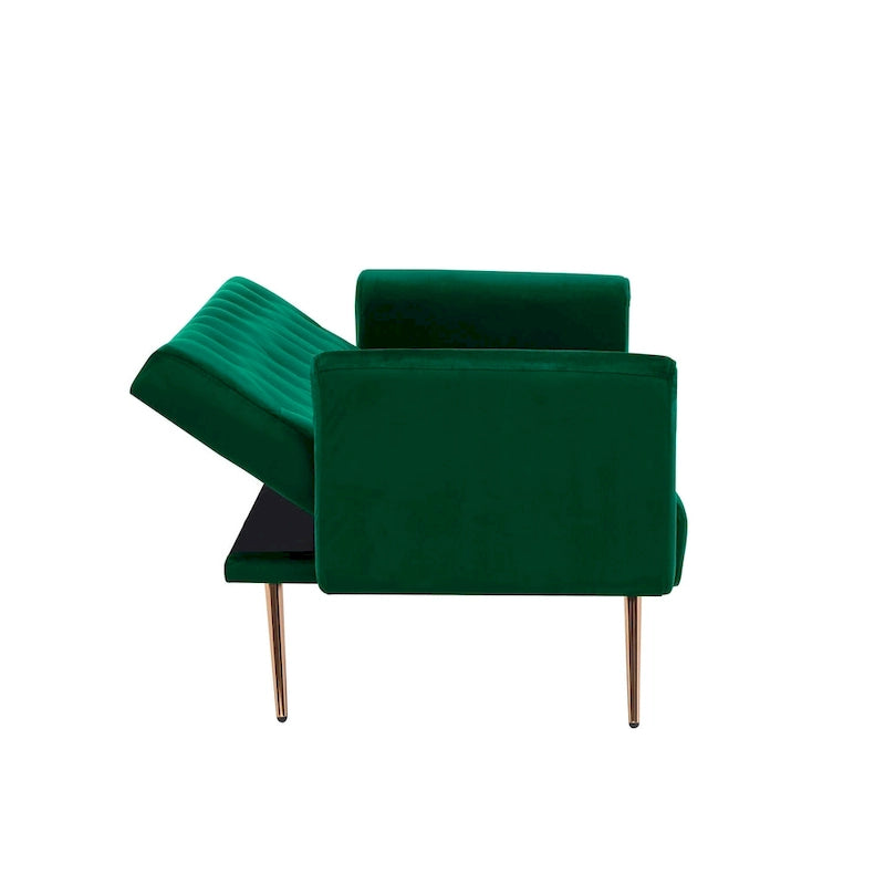 Canapé-lit convertible 2 places Rose / Vert / Bleu / Beige