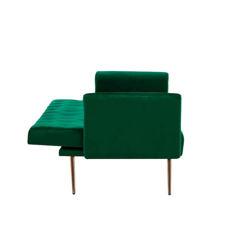Canapé-lit convertible 2 places Rose / Vert / Bleu / Beige