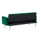 Canapé-lit convertible 2 places Rose / Vert / Bleu / Beige