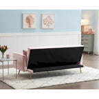 Canapé-lit convertible 2 places Rose / Vert / Bleu / Beige