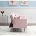 Canapé-lit convertible 2 places Rose / Vert / Bleu / Beige