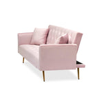 Canapé-lit convertible 2 places Rose / Vert / Bleu / Beige