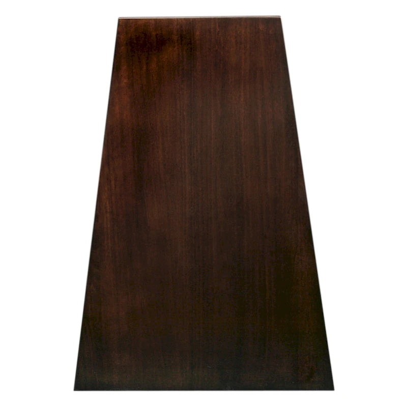 Table d'appoint compensée avec étagère – Gris / Blanc / Noir / Marron chocolat, bois massif, convient au côté d'un canapé 1 place