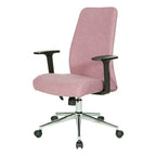 Fauteuil de bureau à dossier haut rembourré, simple, vert citron / rose clair / gris clair / bleu ciel