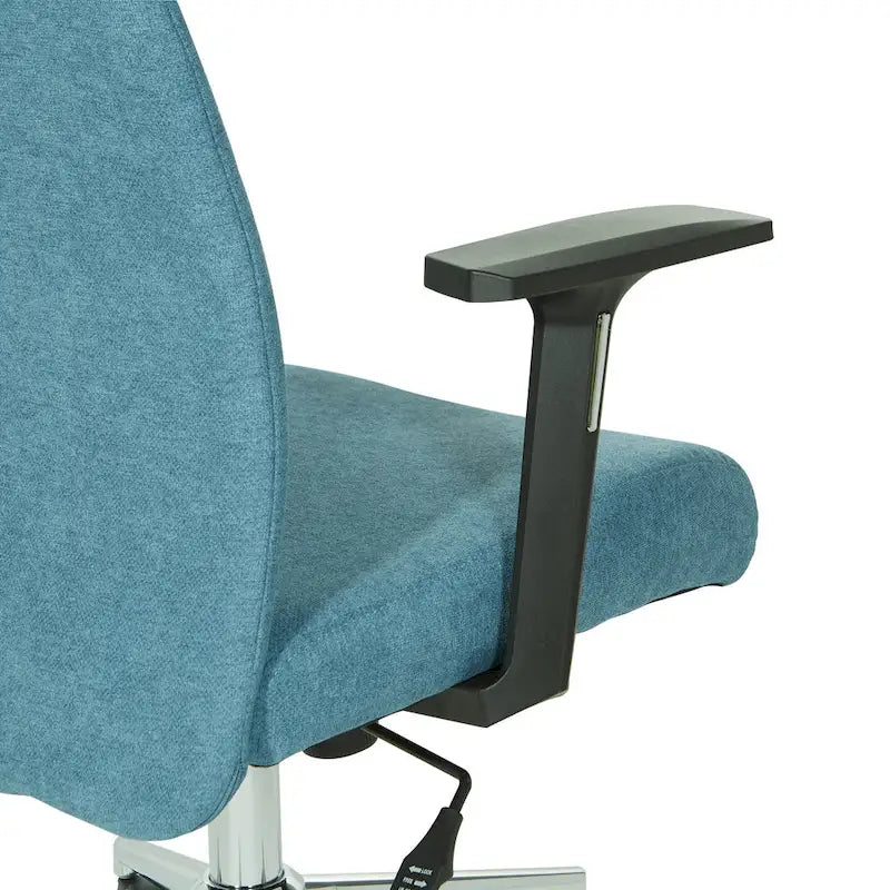Fauteuil de bureau à dossier haut rembourré, simple, vert citron / rose clair / gris clair / bleu ciel