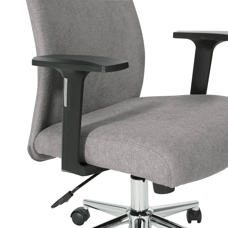 Fauteuil de bureau à dossier haut rembourré, simple, vert citron / rose clair / gris clair / bleu ciel