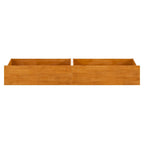 Tiroirs de rangement sous le lit Noyer / Caramel Clair – Grand lit/Très grand lit/Très grand lit simple, lot de 2