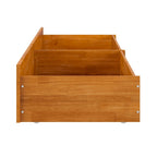 Tiroirs de rangement sous le lit Noyer / Caramel Clair – Grand lit/Très grand lit/Très grand lit simple, lot de 2