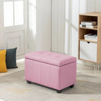 Banc de rangement en tissu capitonné beige / gris / gris foncé avec couvercle rabattable, une place