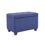 Banc de rangement en tissu capitonné beige / gris / gris foncé avec couvercle rabattable, une place