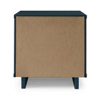 Table de chevet à 2 tiroirs avec façade rainurée, lot de 2 (6 couleurs)