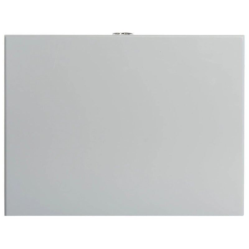 Table de chevet 3 tiroirs style français gris/blanc – 1 personne