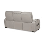 Canapé inclinable électrique gris, 3 places, 86"L × 38.5"P × 44.5"H