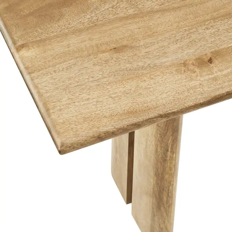 Banc de salle à manger en bois 58 po, Chêne / Noyer, 3 places