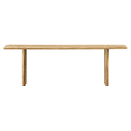 Banc de salle à manger en bois 58 po, Chêne / Noyer, 3 places