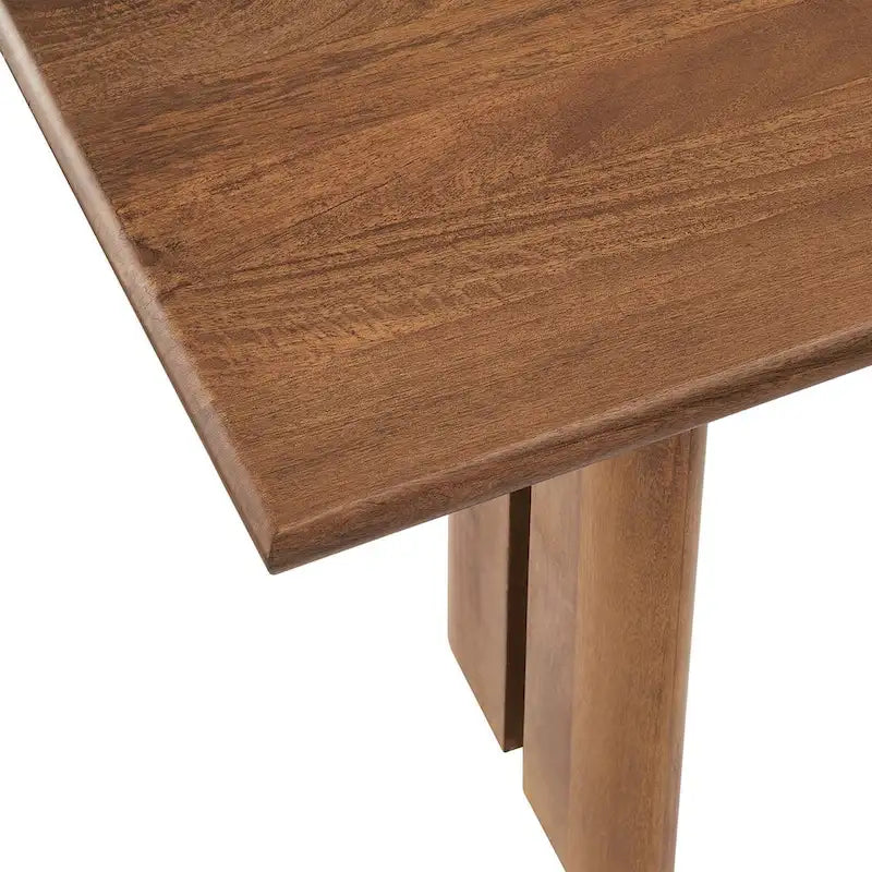 Banc de salle à manger en bois 58 po, Chêne / Noyer, 3 places