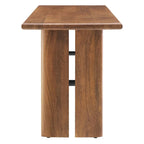 Banc de salle à manger en bois 58 po, Chêne / Noyer, 3 places