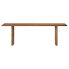 Banc de salle à manger en bois 58 po, Chêne / Noyer, 3 places