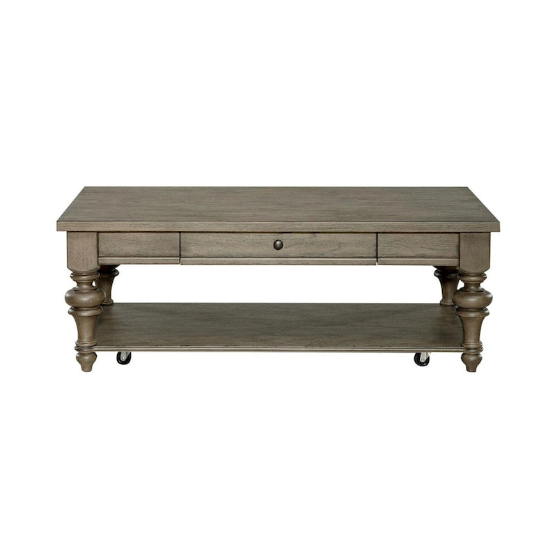 Ensemble de 3 tables basses et tables d'appoint style ferme taupe poussiéreux