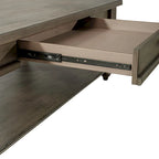Ensemble de 3 tables basses et tables d'appoint style ferme taupe poussiéreux