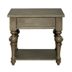 Ensemble de 3 tables basses et tables d'appoint style ferme taupe poussiéreux