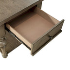 Ensemble de 3 tables basses et tables d'appoint style ferme taupe poussiéreux