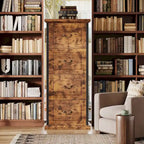 Classeur vertical 4 tiroirs en bois, 130 cm de haut, format A4 et Lettre, 1 personne